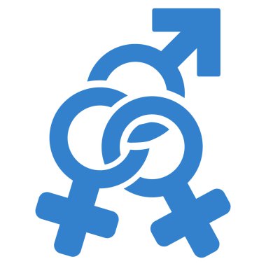 Çift Kişilik metresi düz vektör simgesi