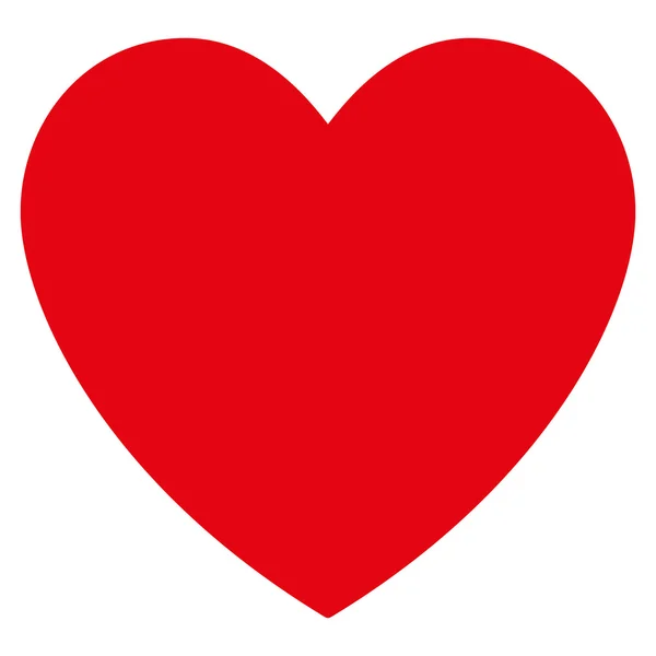 Amor coração plana vetor ícone — Vetor de Stock