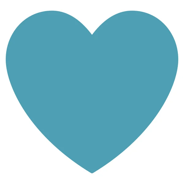 Láska srdce plochý vektor ikona — Stockový vektor