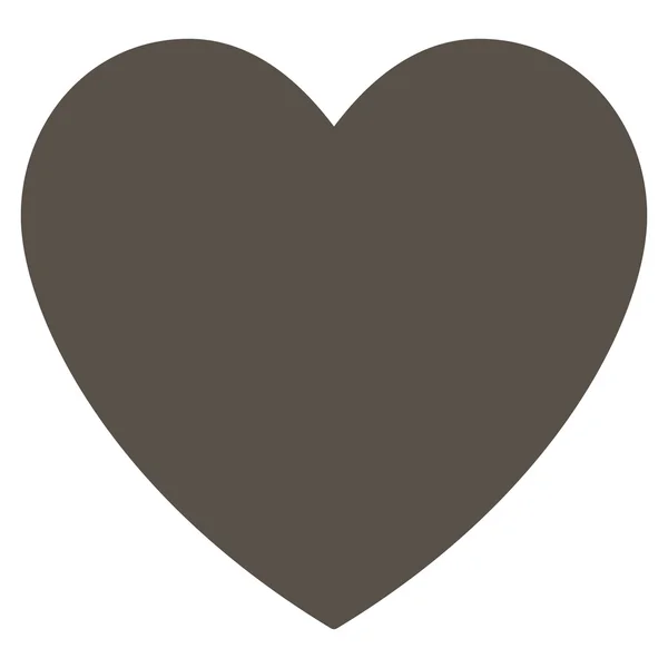 Amor coração plana vetor ícone — Vetor de Stock
