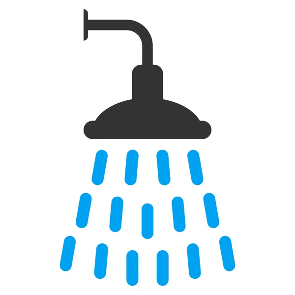 Shower Flat Vector Icon — Stock Vector