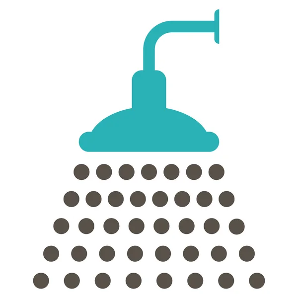 Shower Flat Vector Icon — Stock Vector