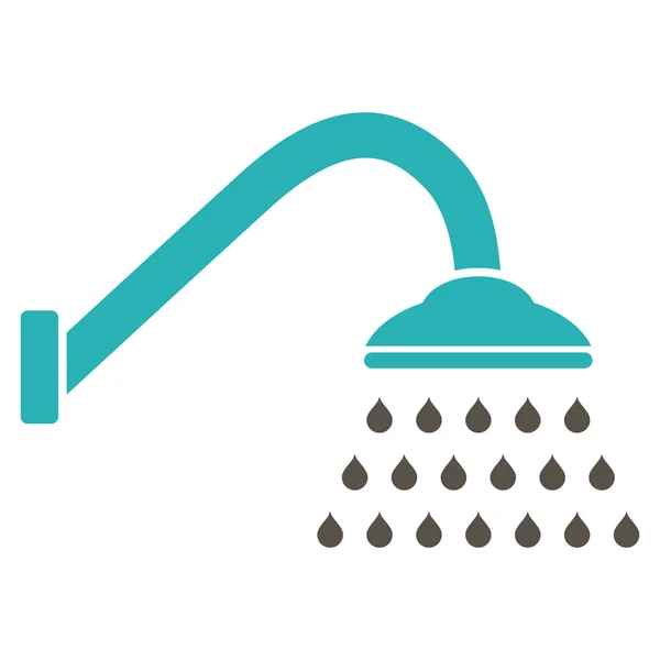 Shower Flat Vector Icon — Stock Vector