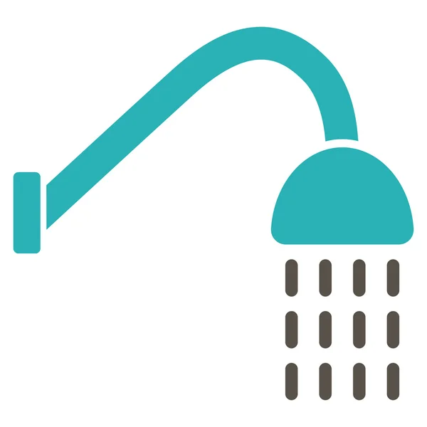 Shower Flat Vector Icon — Stock Vector