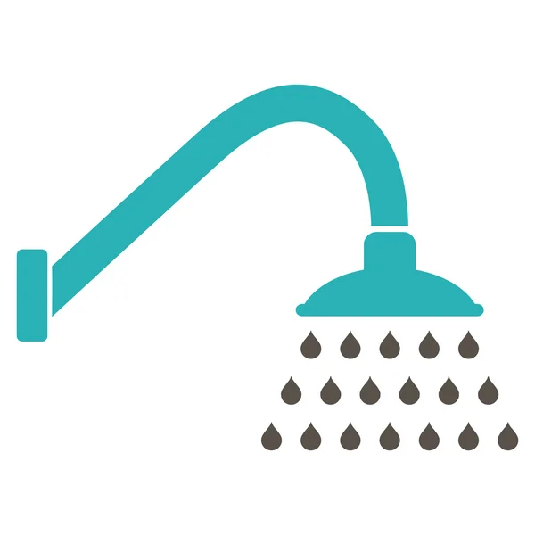 Shower Flat Vector Icon — Stock Vector