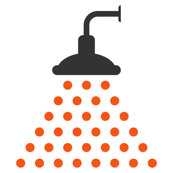 Shower Flat Vector Icon — Stock Vector