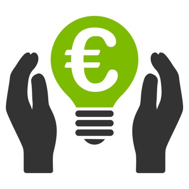 Avrupa Patent bakım düz vektör simgesi