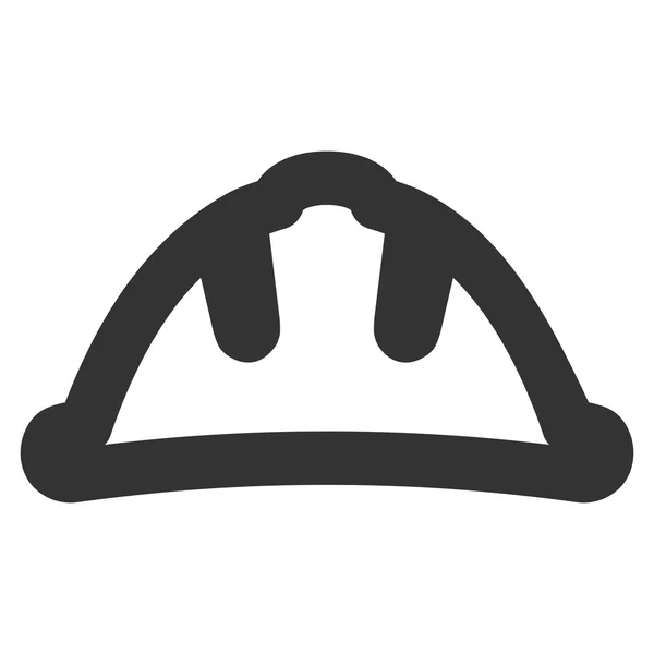 Helm beroerte Glyph pictogram — Stockfoto