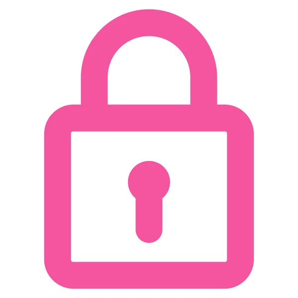 Lock Stroke Glyph Icon — Stock Photo, Image