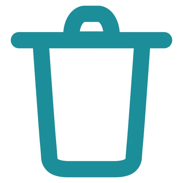 Bucket Stroke Glyph Icon — Stock Photo, Image