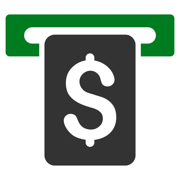 Készpénz vissza lapos karakterjel-ikon — Stock Fotó