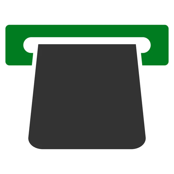 Bank Terminal Flat Glyph Icon — Stock Photo, Image