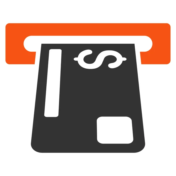 Payment Terminal Flat Glyph Icon — Stock Photo, Image