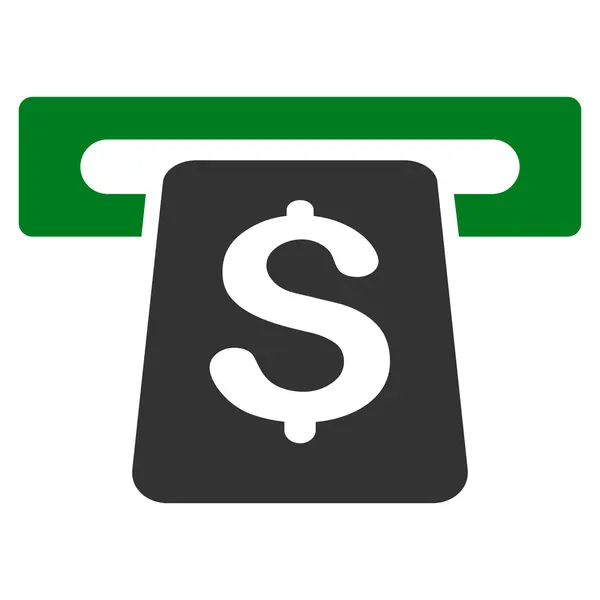 ATM Flat Glyph Icon — Fotografia de Stock
