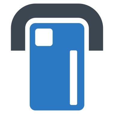 Ödeme Terminal düz vektör simgesi