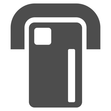 Ödeme Terminal düz vektör simgesi