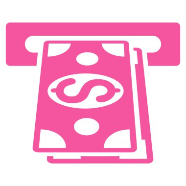 Geri nakit düz vektör simgesi