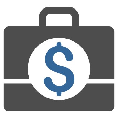 İş büyük düz glif simgesi