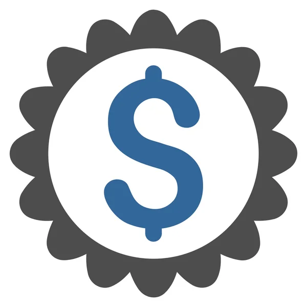 Banking Stamp Flat Glyph Icono — Foto de Stock