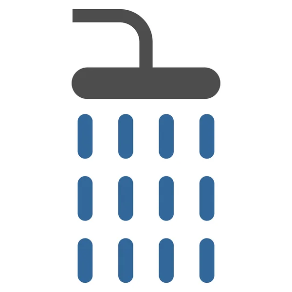 Dusche flache Glyphen-Symbol — Stockfoto
