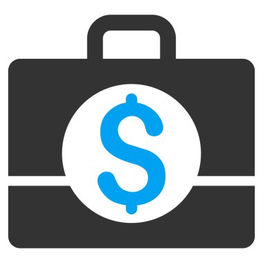 İş büyük düz vektör simgesi