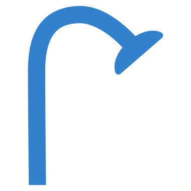 Duş kafa düz vektör simgesi