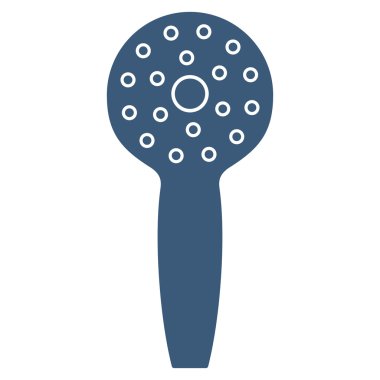 Duş kafa düz vektör simgesi