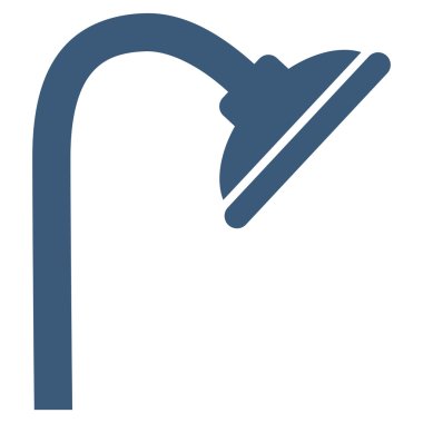 Duş kafa düz vektör simgesi