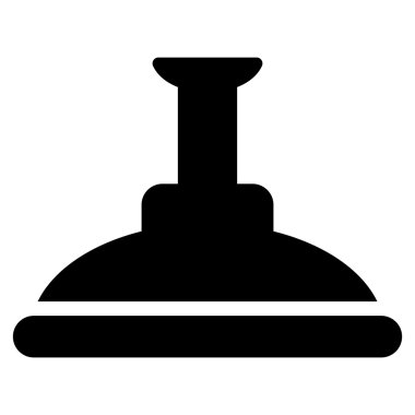 Duş kafa düz vektör simgesi