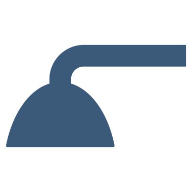 Duş kafa düz vektör simgesi