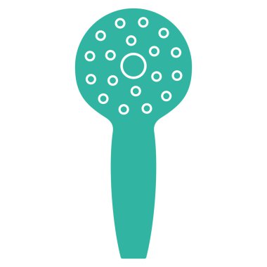 Duş kafa düz vektör simgesi