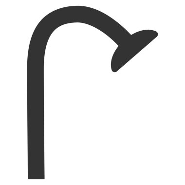 Duş kafa düz vektör simgesi