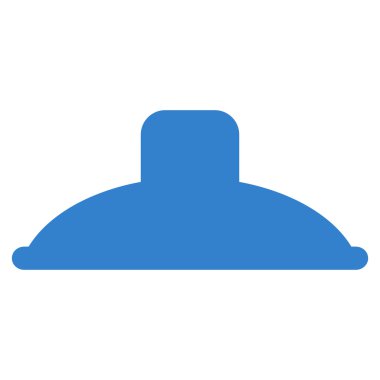 Duş kafa düz vektör simgesi