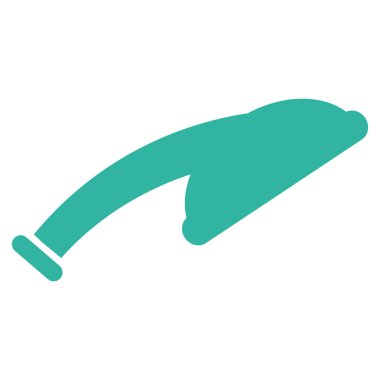 Duş kafa düz vektör simgesi