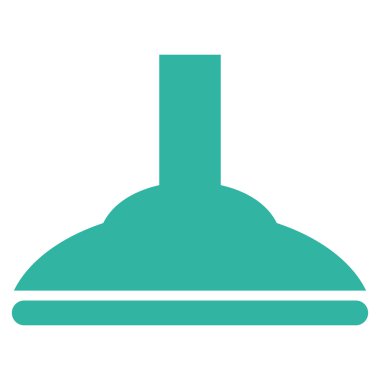 Duş kafa düz vektör simgesi