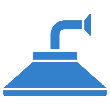 Duş kafa düz vektör simgesi