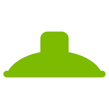 Duş kafa düz vektör simgesi