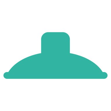 Duş kafa düz vektör simgesi