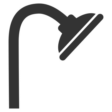 Duş kafa düz vektör simgesi