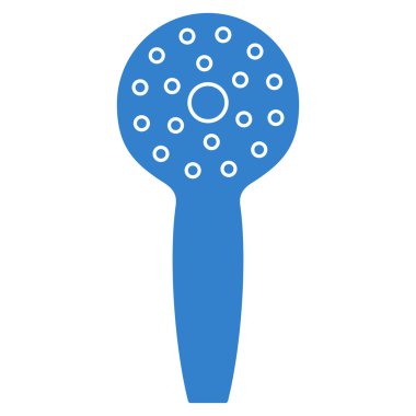 Duş kafa düz vektör simgesi