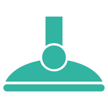 Duş kafa düz vektör simgesi