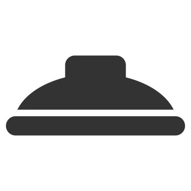 Duş kafa düz vektör simgesi