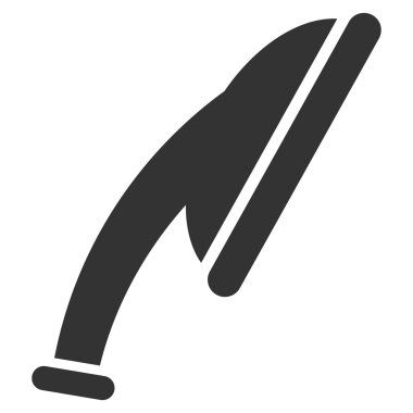 Duş kafa düz vektör simgesi