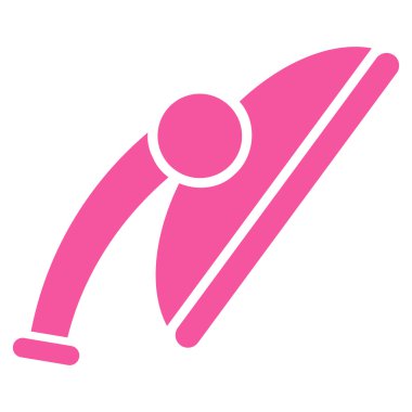 Duş kafa düz vektör simgesi