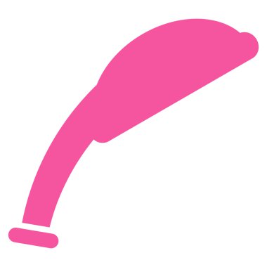 Duş kafa düz vektör simgesi