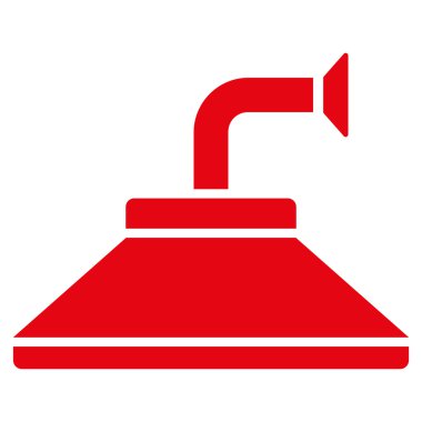 Duş kafa düz vektör simgesi