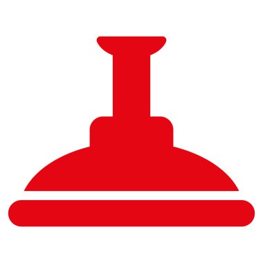 Duş kafa düz vektör simgesi