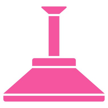 Duş kafa düz vektör simgesi