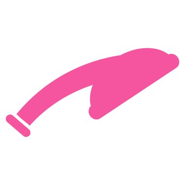 Duş kafa düz vektör simgesi