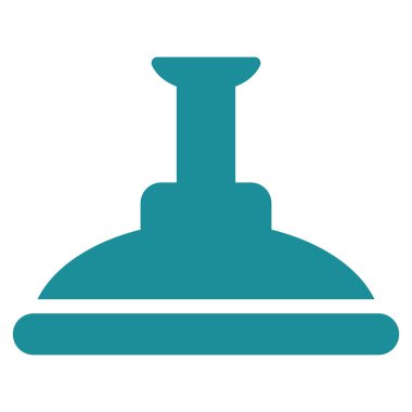 Duş kafa düz vektör simgesi